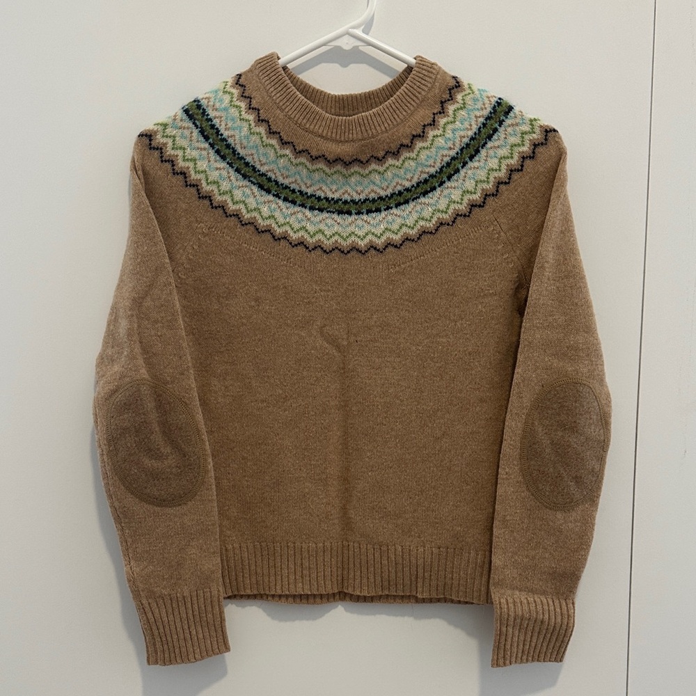 J. Crew Women's Fair Isle Wool Sweater